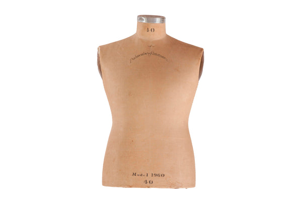 Vintage Male Mannequin Bust // ONH Item 3892