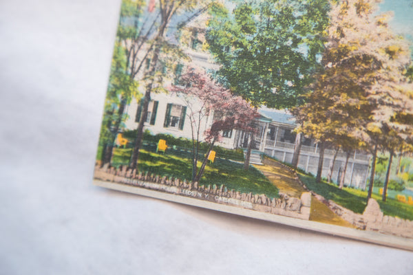 Vintage Elizabeth House Leeds NY Postcard