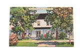 Vintage Catskills postcard of Mountain Breeze House, Freehold NY, circa 1940s.