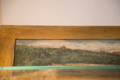 Antique Landscape Painting on Door // ONH Item 3918 Image 2