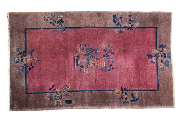 Vintage Chinese Art Deco Rug