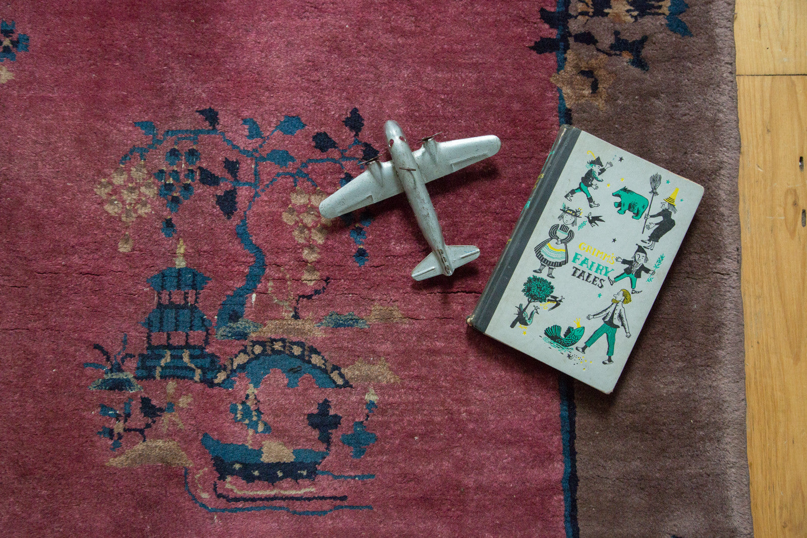 Vintage Chinese Art Deco Rug