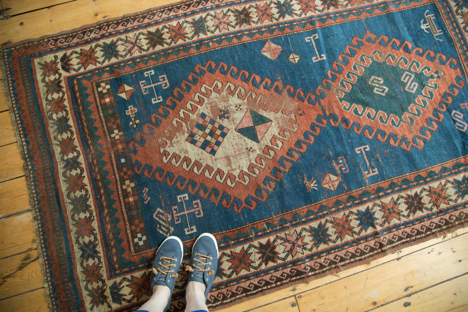 Vintage Caucasian Rug