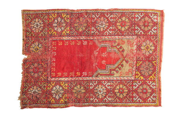 Vintage Mudjur Prayer Rug