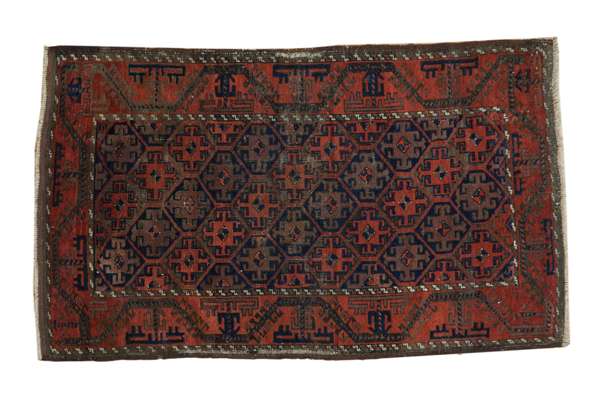 3' x 5' Antique Belouch Rug / Item 3932 image 1