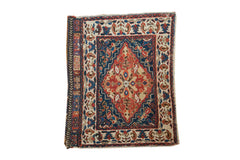 2x2.5 Antique West Persian Square Bag Face Rug Mat // ONH Item 3935