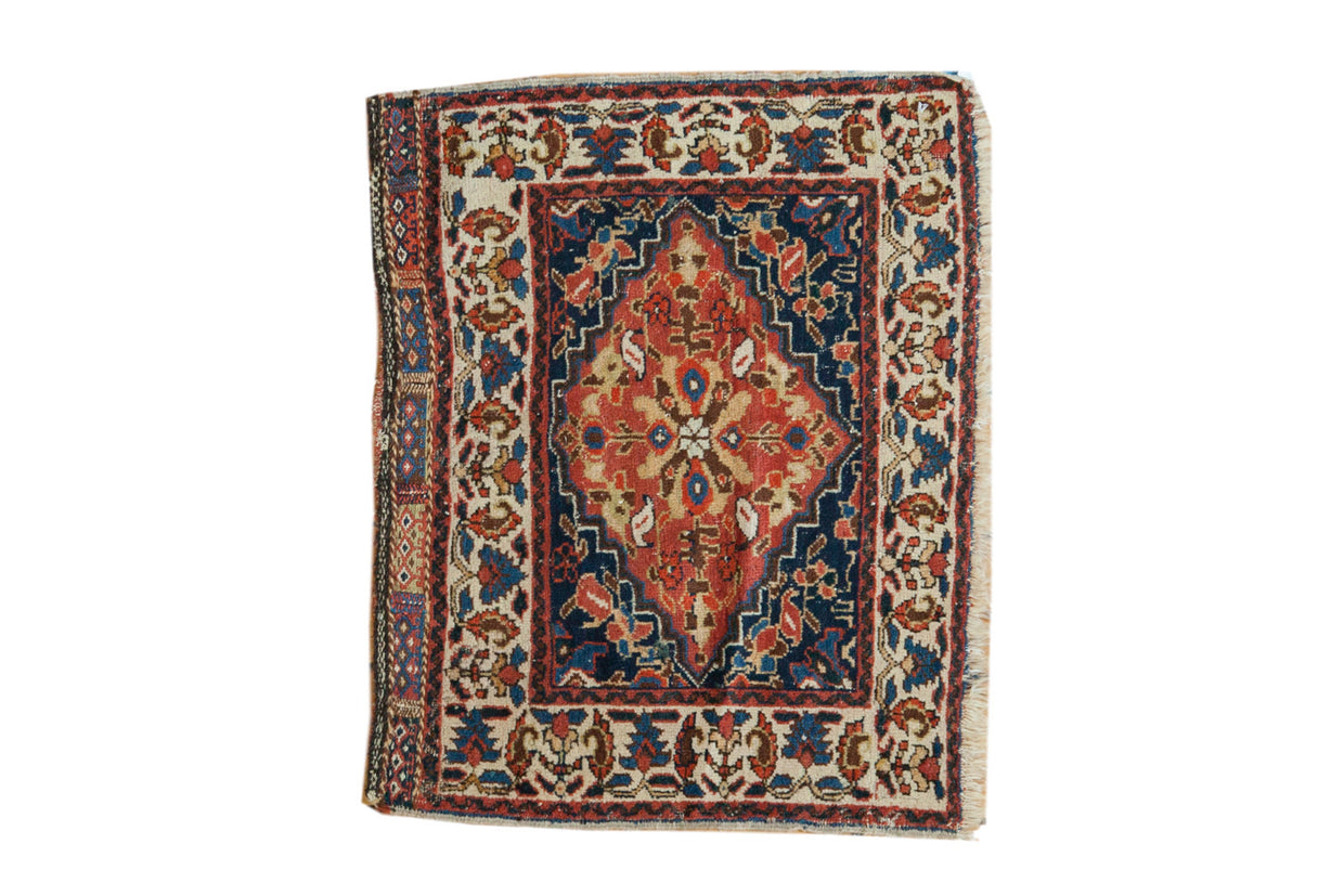 2x2.5 Antique West Persian Square Bag Face Rug Mat // ONH Item 3936