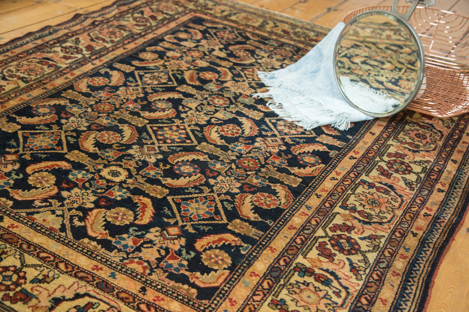 5x6 Vintage Malayer Square Rug // ONH Item 3937 Image 1