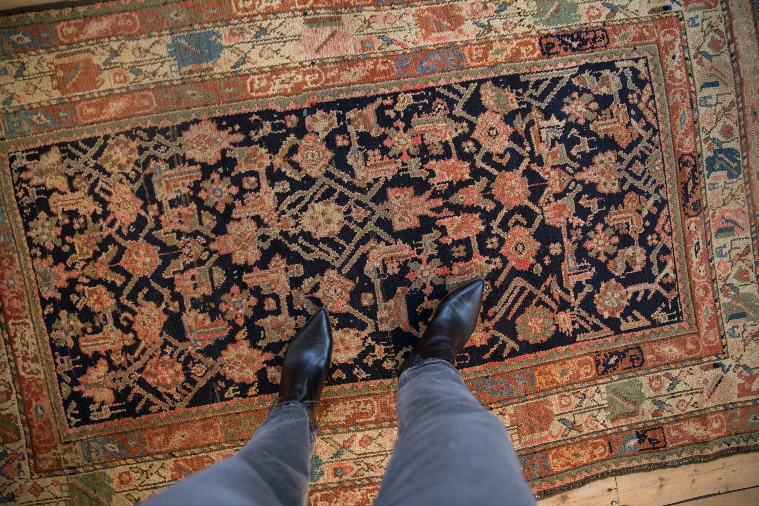 4x7 Vintage Kurdish Rug // ONH Item 3938 Image 1