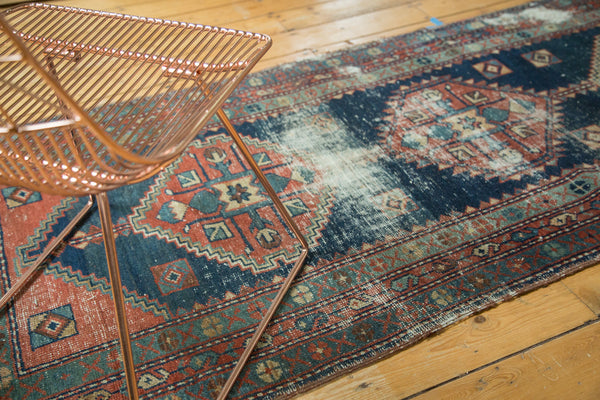 Antique Heriz Area Rug Runner