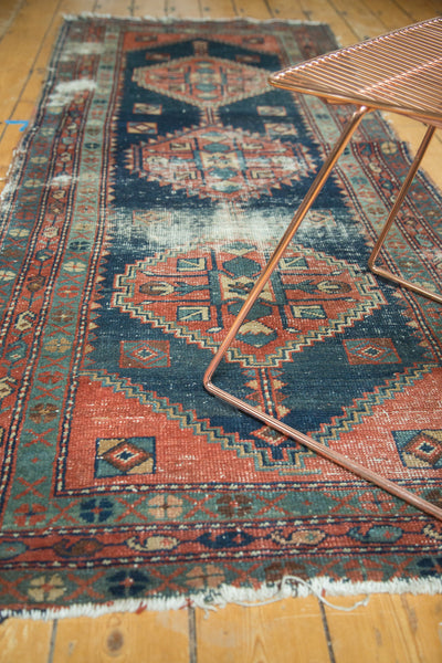 Antique Heriz Area Rug Runner