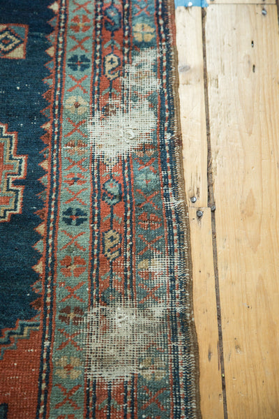 Antique Heriz Area Rug Runner