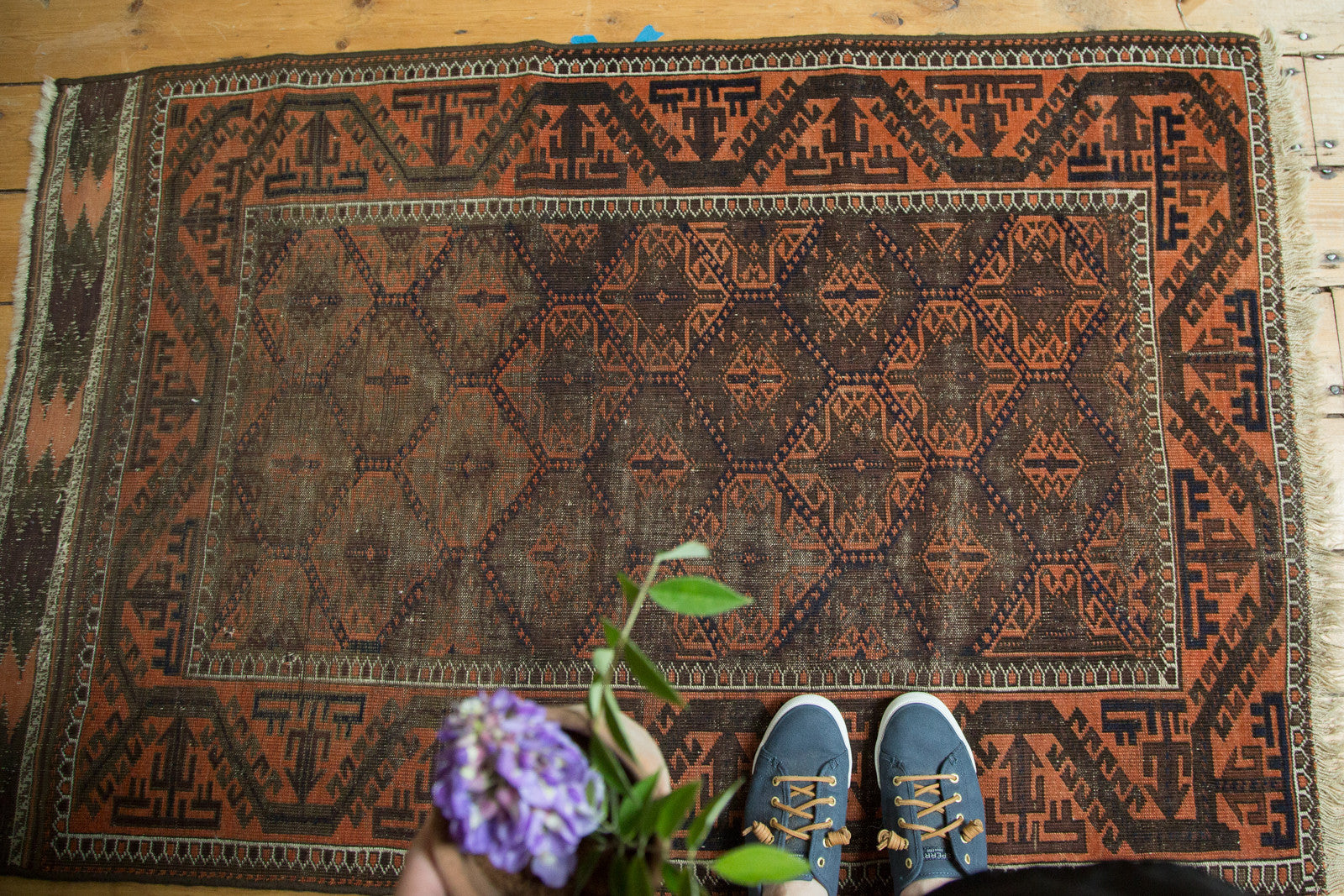 3x5 Antique Belouch Rug // ONH Item 3942 Image 1