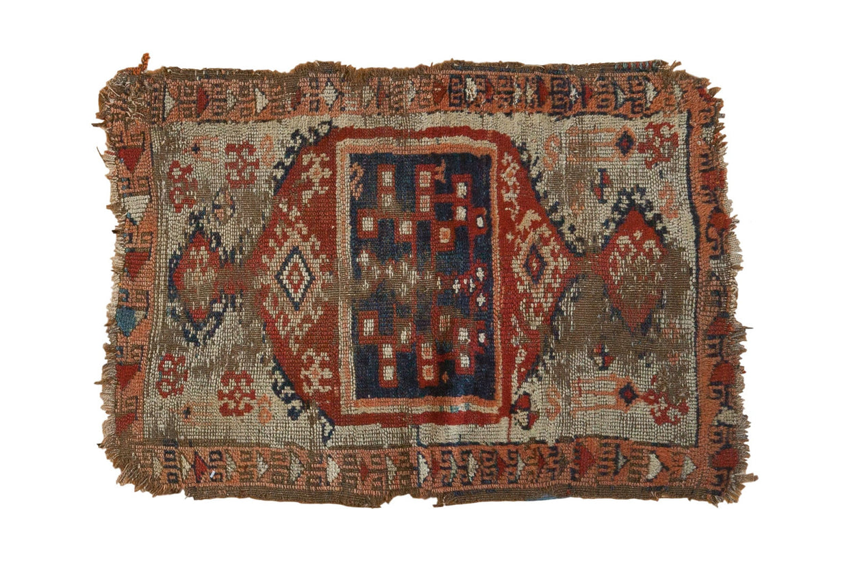 2x3 Antique Anatolian Rug Mat // ONH Item 3950