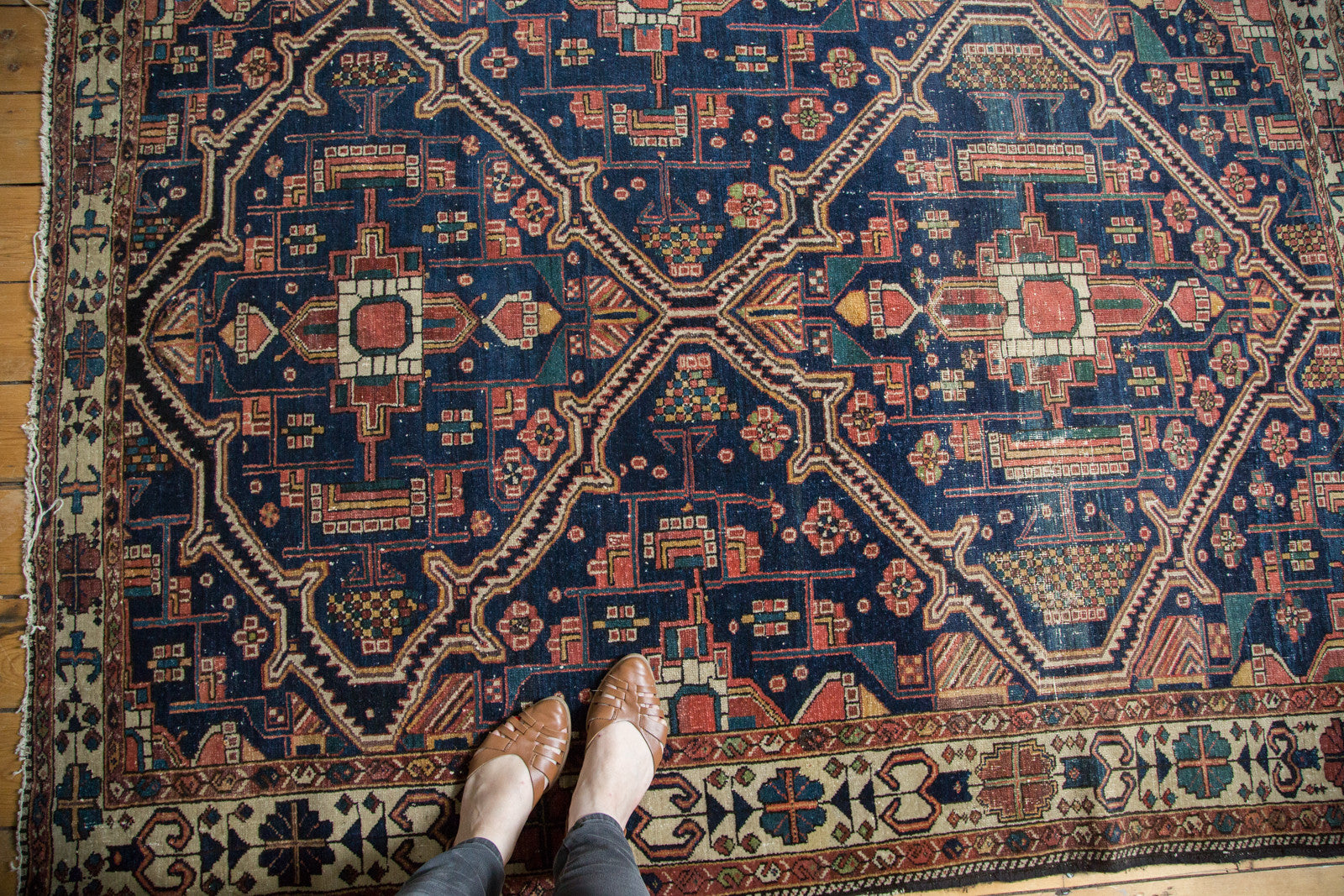 Antique Fine Malayer Rug