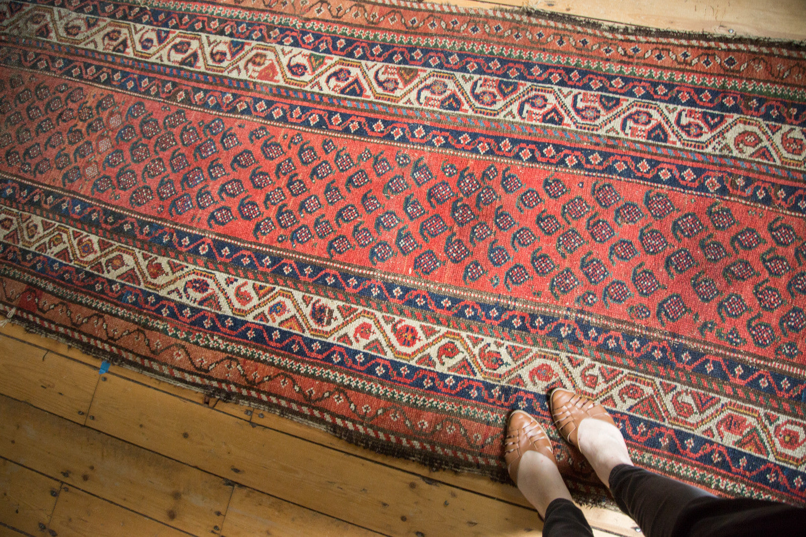 Vintage Hamadan Rug Runner