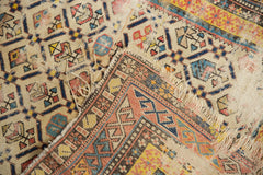 Antique Fragment Shirvan Square Rug