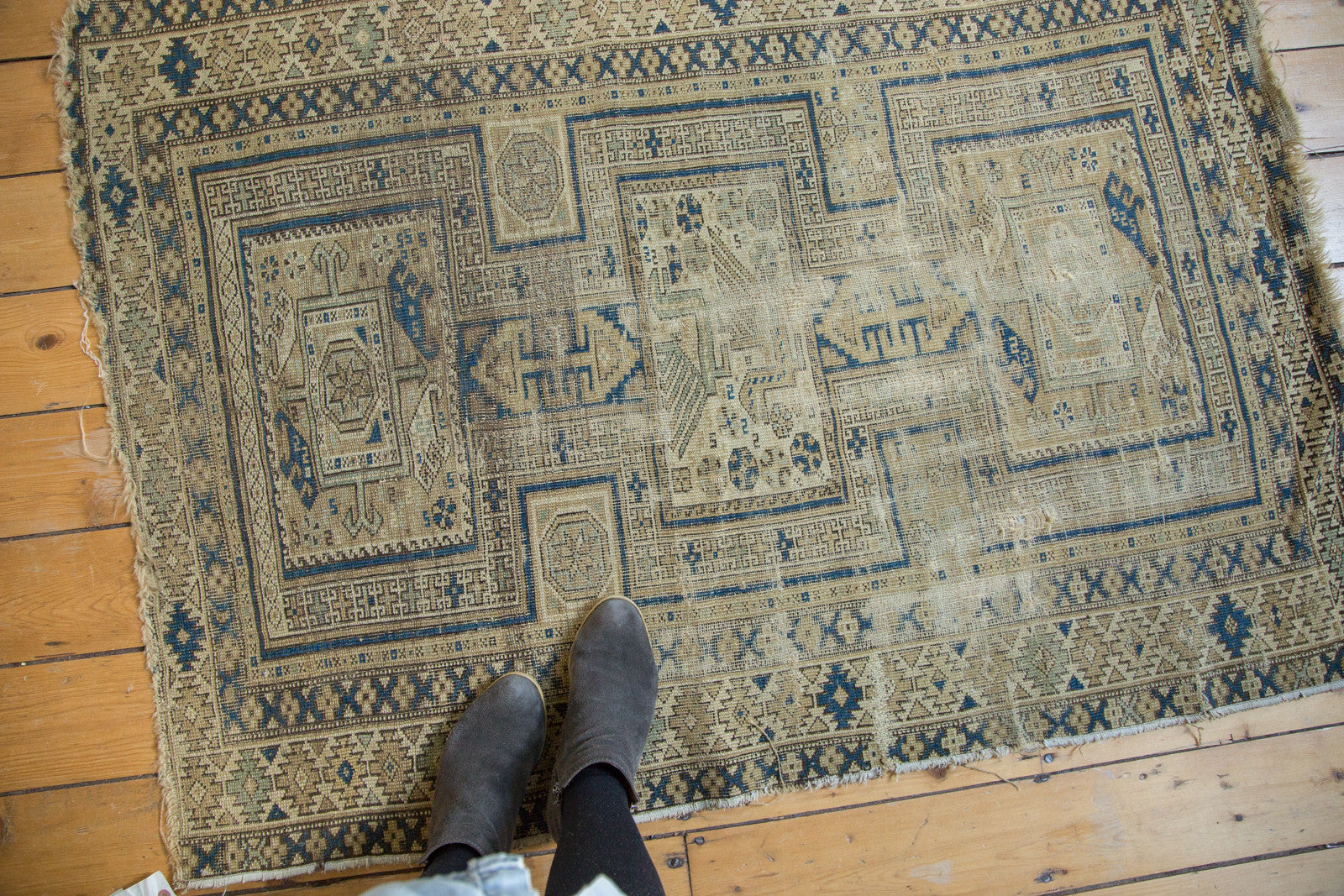 Antique Caucasian Rug