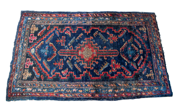 3x4 Vintage Indigo Blue Lilihan Rug // ONH Item 1640