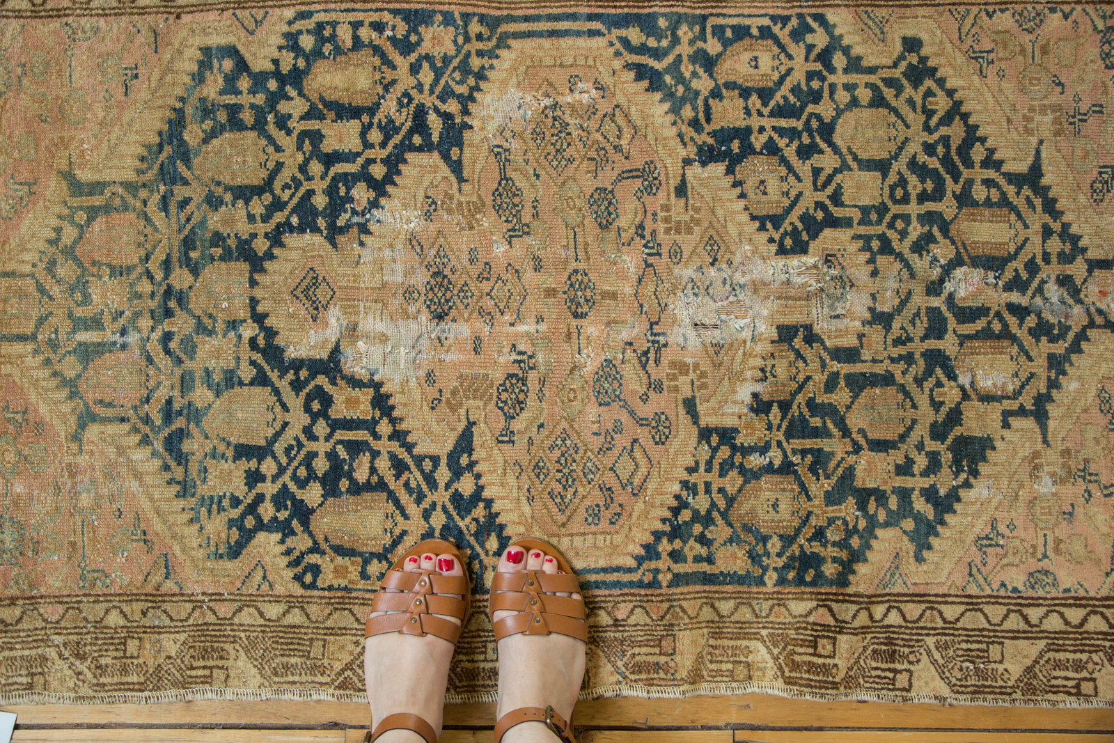 Vintage Tajabad Rug