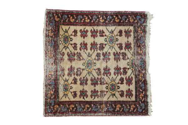 Vintage Turkish Square Rug