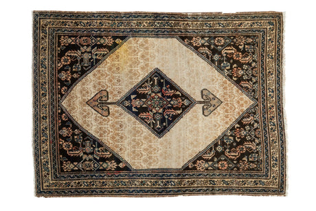 3.5x4.5 Antique Malayer Serab Square Rug