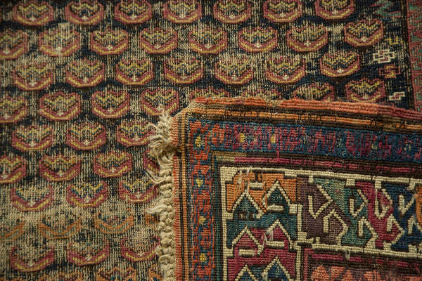3.5x11.5 Antique Caucasian Soumac Rug Runner // ONH Item 4068 Image 10
