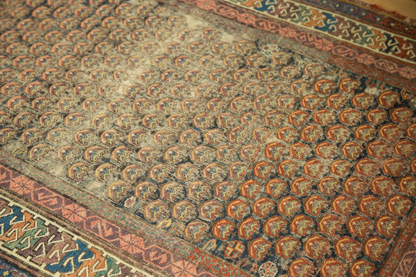 3.5x11.5 Antique Caucasian Soumac Rug Runner // ONH Item 4068 Image 6