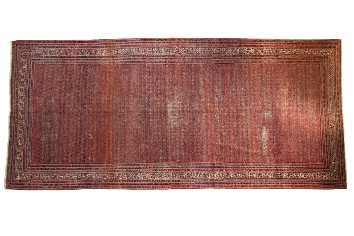 Worn Persian Antique Fine Malayer Rug Runner