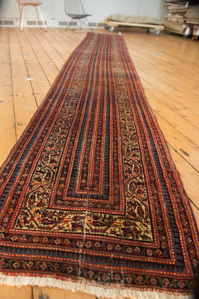  Antique Fine Malayer Fragmented Rug Runner / Item 4071B image 9