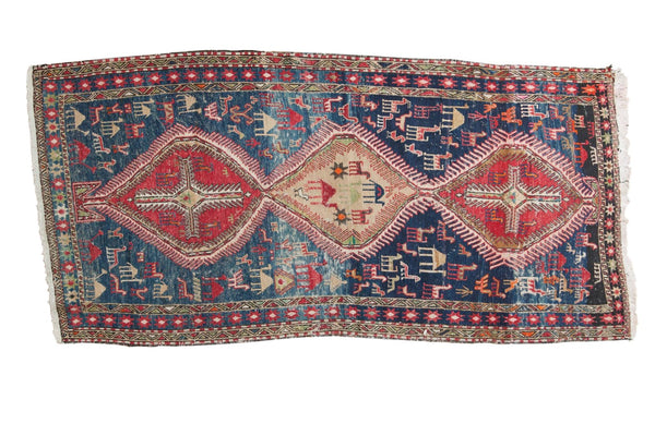 Vintage Caucasian Soumac Rug Runner