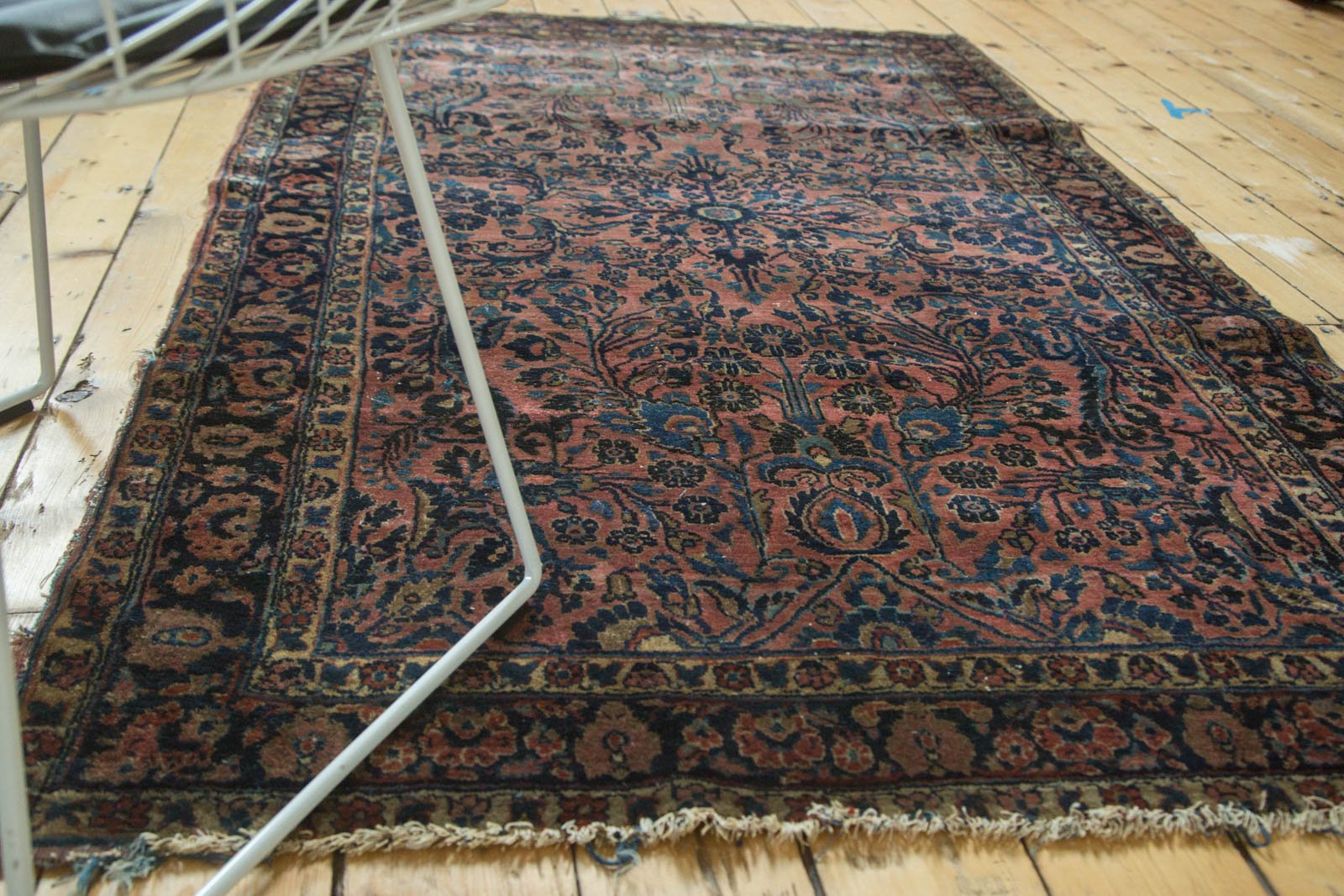 Antique American Sarouk Rug / Item 4126 image 2