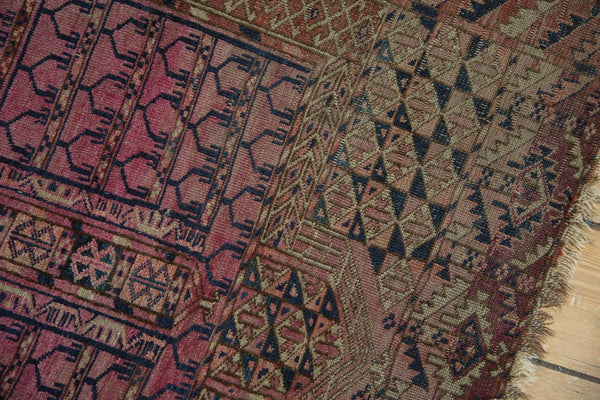 4.5x5 Antique Turkmen Square Rug // ONH Item 4143 Image 8
