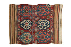 Vintage Shahsavan Kilim Handwoven Rug