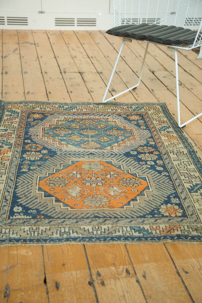 3.5x4.5 Antique Caucasian Square Rug // ONH Item 4154 Image 2