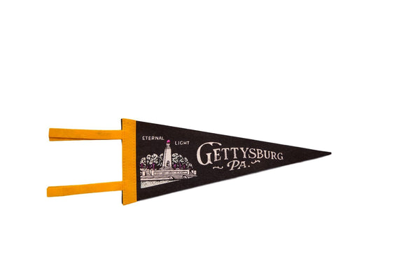 Vintage Gettysburg PA Eternal Light Felt Flag Pennant