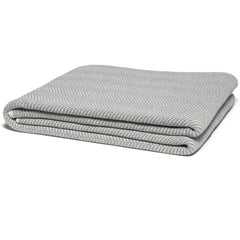Eco-Friendly Made in USA Blanket Gray Herringbone // ONH Item 4188 Image 1