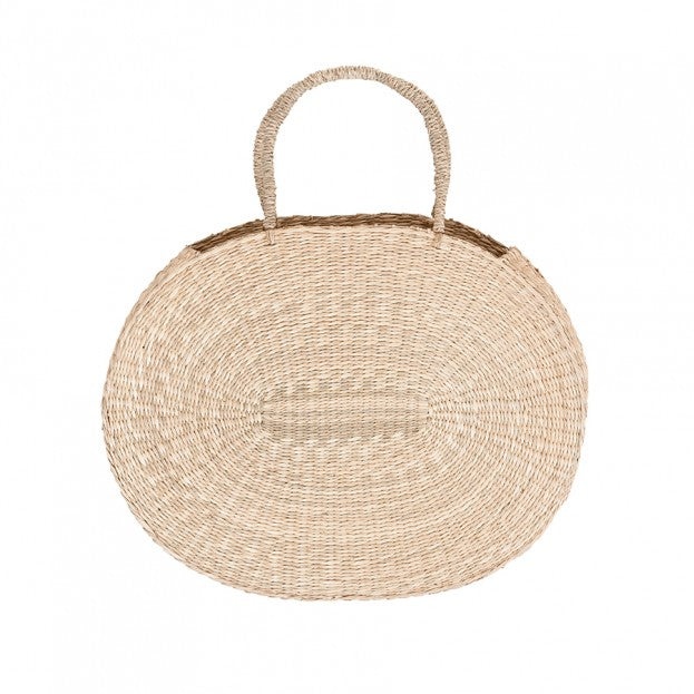 Round Seagrass Bag // ONH Item 4221 Image 1