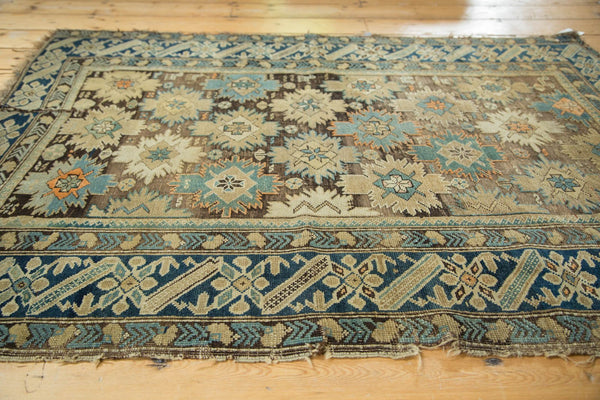 4x5 Antique Caucasian Square Rug // ONH Item 4233 Image 2
