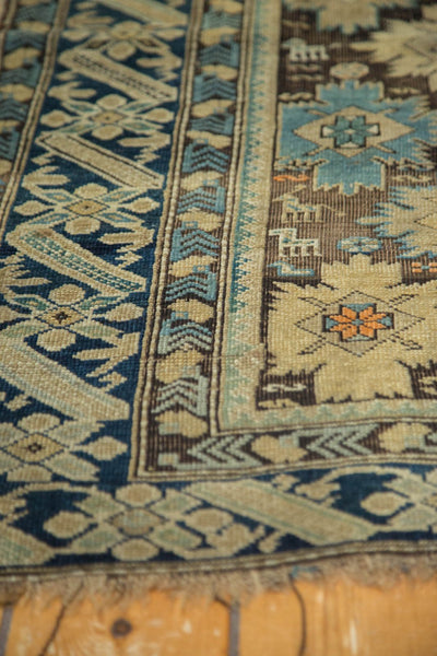 4x5 Antique Caucasian Square Rug // ONH Item 4233 Image 5