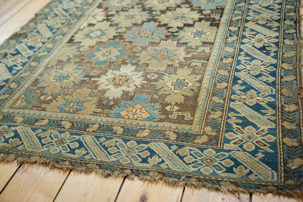 4x5 Antique Caucasian Square Rug // ONH Item 4233 Image 9