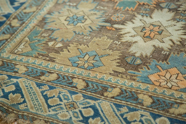 4x5 Antique Caucasian Square Rug // ONH Item 4233 Image 10