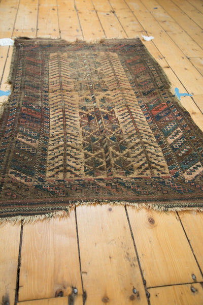 2.5x4.5 Antique Belouch Rug // ONH Item 4243 Image 4