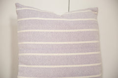 Hand-woven Striped Pillow in Lavender // ONH Item 4520 Image 2