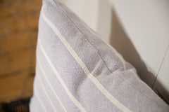 Hand-woven Striped Pillow in Lavender // ONH Item 4520 Image 3