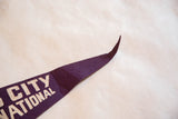 Dark purple felt flag tip, light 