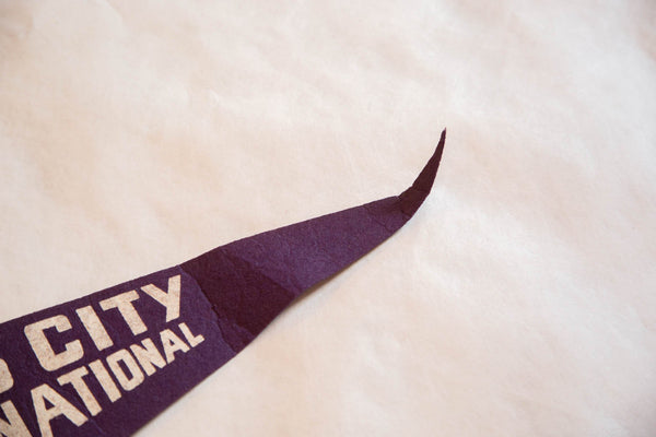 Vintage Kansas City International Airport Felt Flag