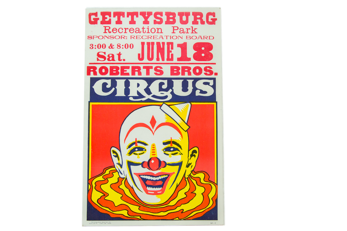 Vintage Roberts Bros Circus Poster – Item #4271