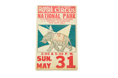 Vintage Royal Ranch Wild West Circus Poster
