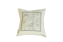 18x18 Katonah NY Map Pillow // ONH Item 4302